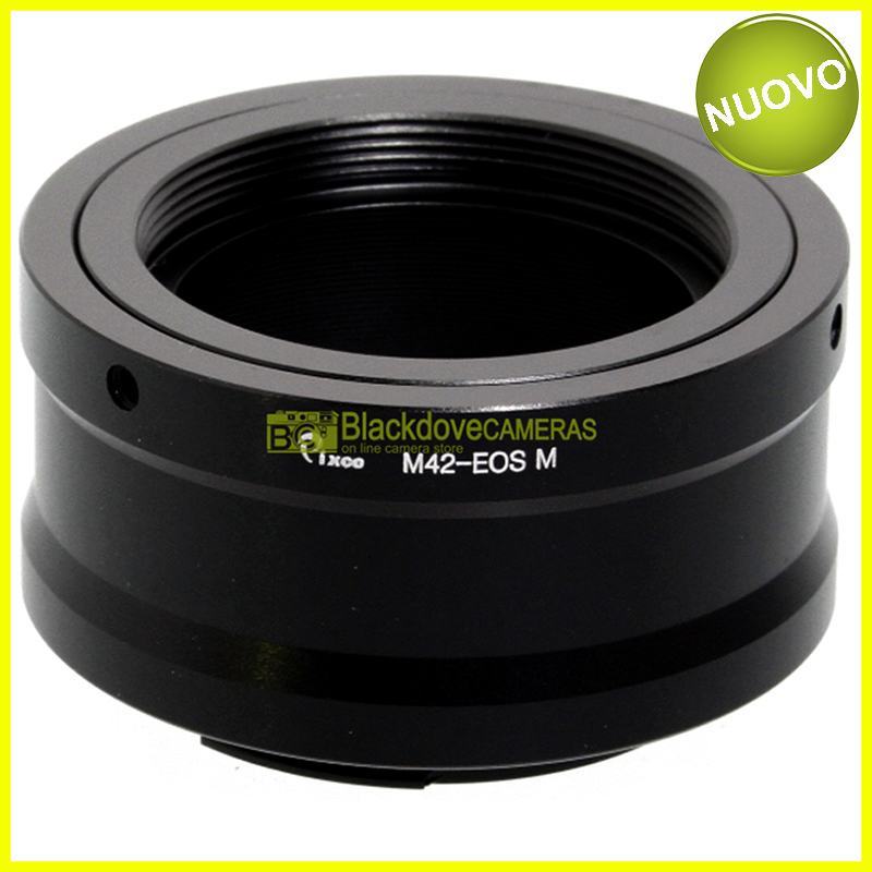 “Adapter per montare obiettivi M42 su fotocamere EOS M mirrorless Adattatore EF M”