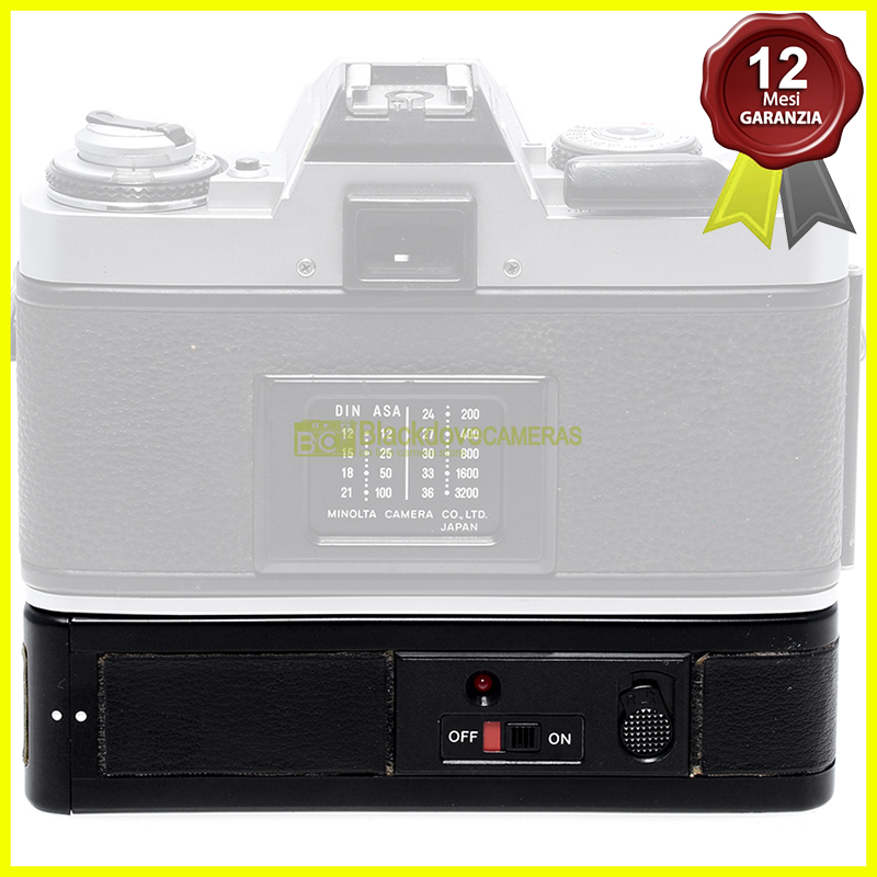 Minolta Auto Winder G per fotocamere a pellicola serie XG. Motore avanzamento.