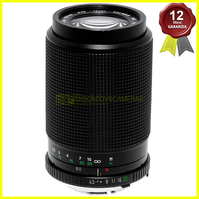 Kalimar 80/200mm. f4,5-5,6 Macro obiettivo zoom per fotocamere Minolta MC MD