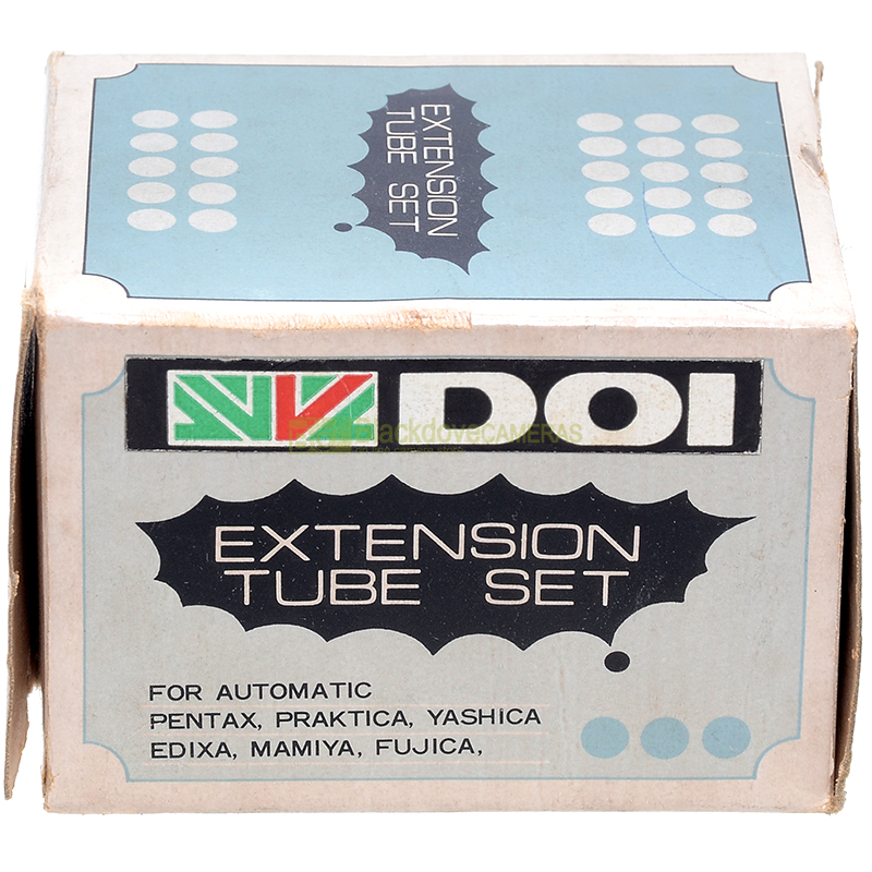 Kit 2 Anelli prolunga Macro per fotocamere M42 a vite 42x1 Closeup extension