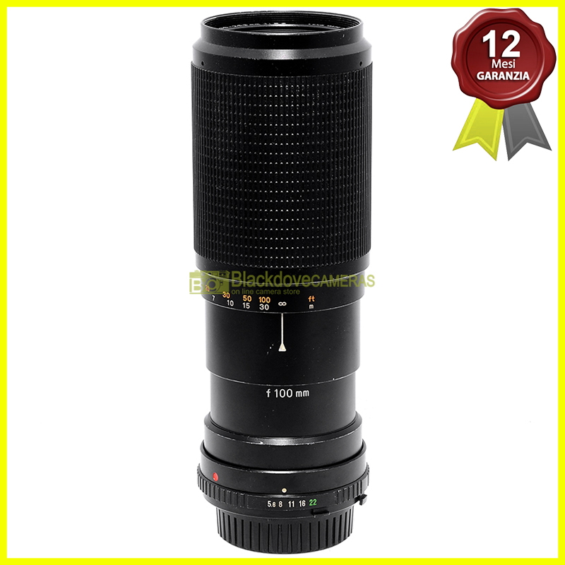 Minolta MC 100/200mm f5,6 Celtic zoom per fotocamere a pellicola Minolta MC MD