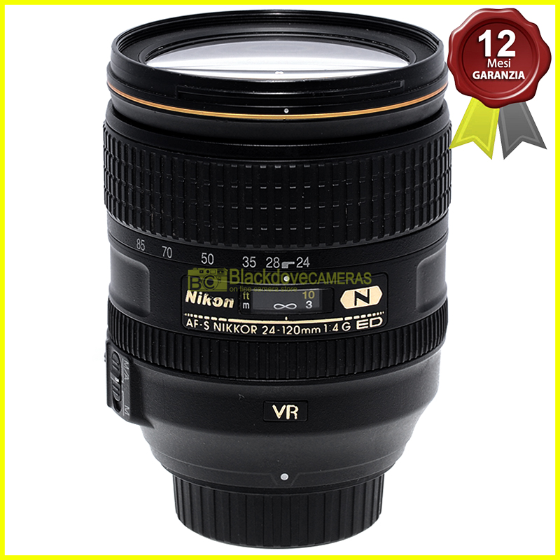 Nikon AF-S Nikkor 24/120mm f4 G VR obiettivo full frame per fotocamere reflex