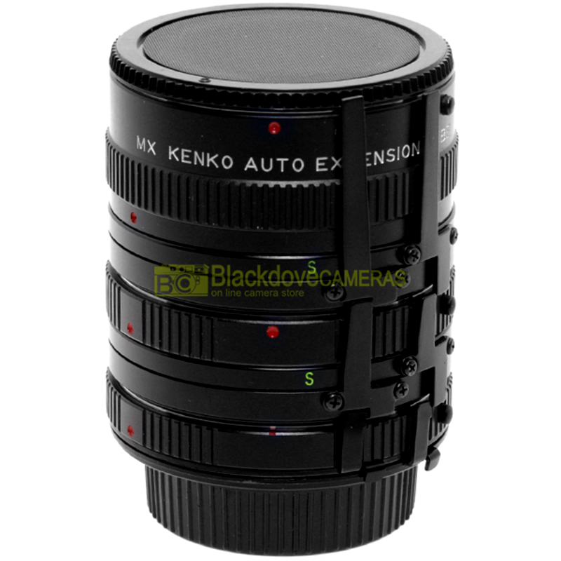 “Minolta MC-MD Set 3 Anelli modulari per riprese macro. Kenko Extension tube set.”=