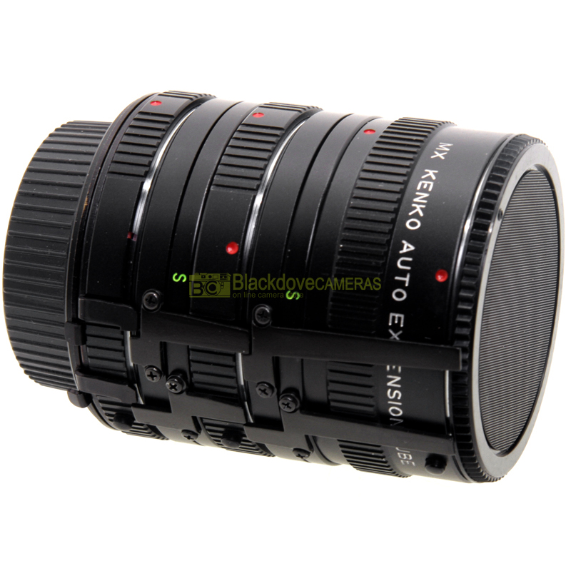 “Minolta MC-MD Set 3 Anelli modulari per riprese macro. Kenko Extension tube set.”=