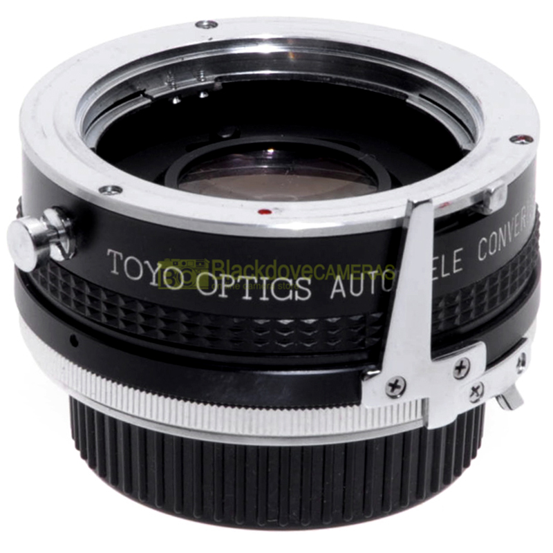 Moltiplicatore focale Toyo Tele Converter 2x per Minolta MD e MC. Duplicatore