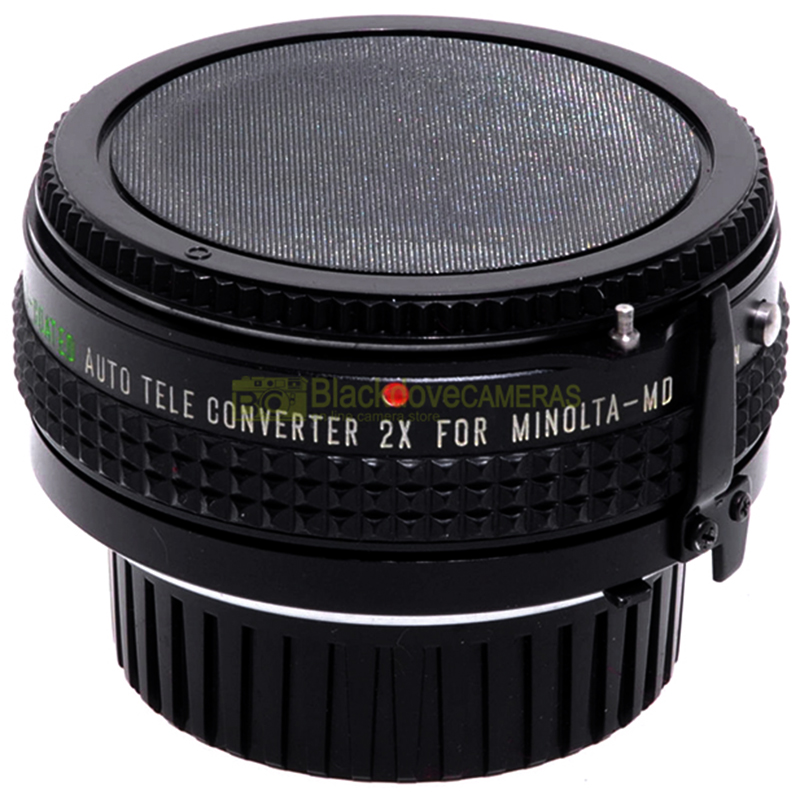 Moltiplicatore focale Micador Tele Converter 2x per Minolta MD e MC. Duplicatore