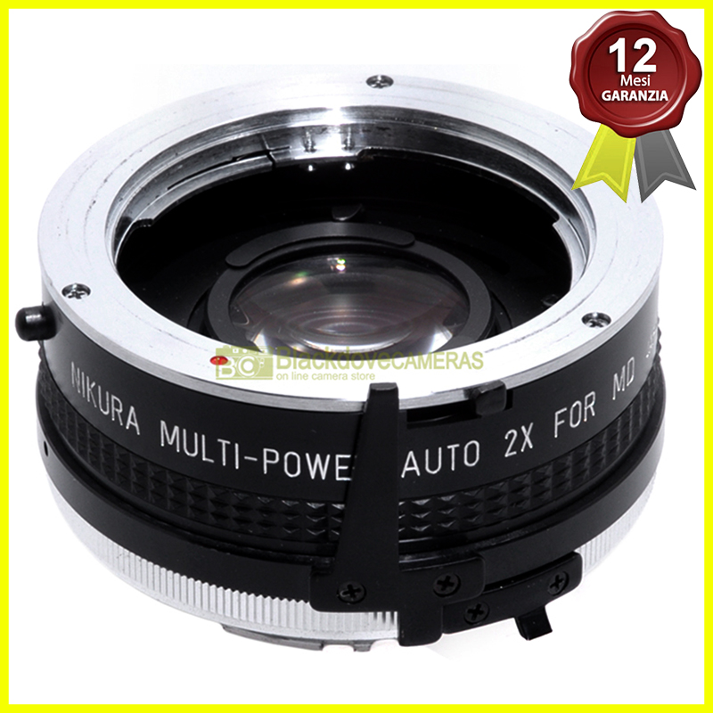 Minolta MD moltiplicatore di focale 2x - anello macro Nikura Multi Power Auto