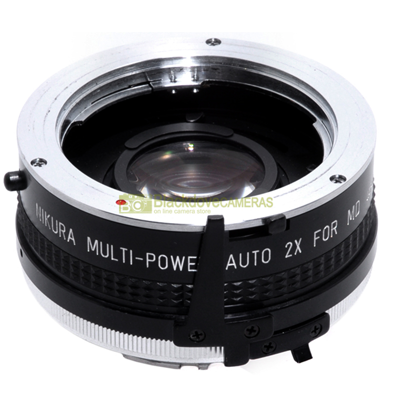 Minolta MD moltiplicatore di focale 2x - anello macro Nikura Multi Power Auto