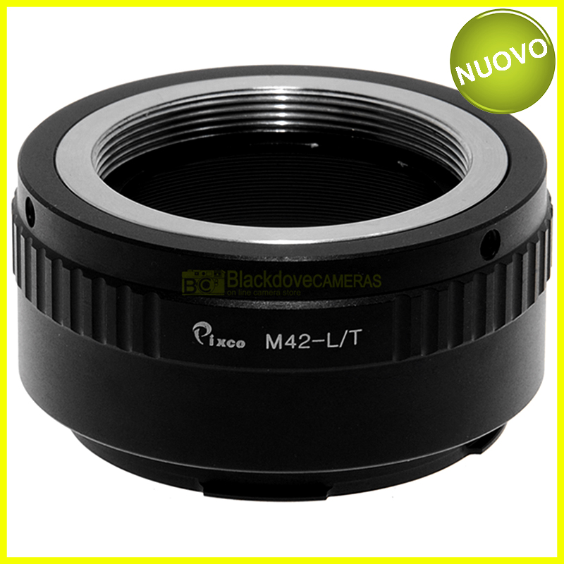 Adapter per obiettivi M42 su fotocamere digitali Leica T TL SL CL e Panasonic L. 