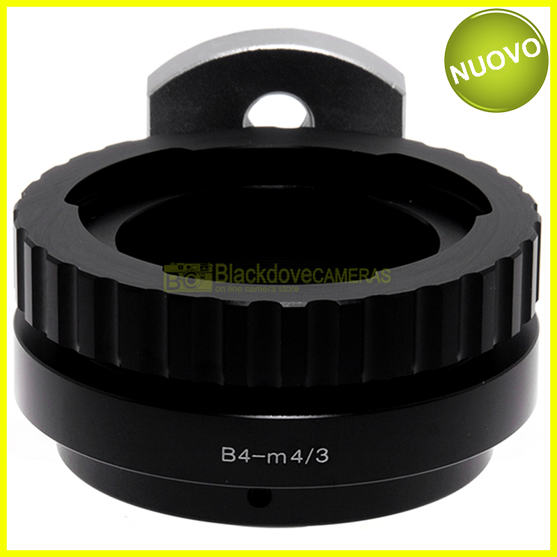 Adattatore per obiettivi B4 su fotocamere Micro 4/3 Anello adapter MFT=