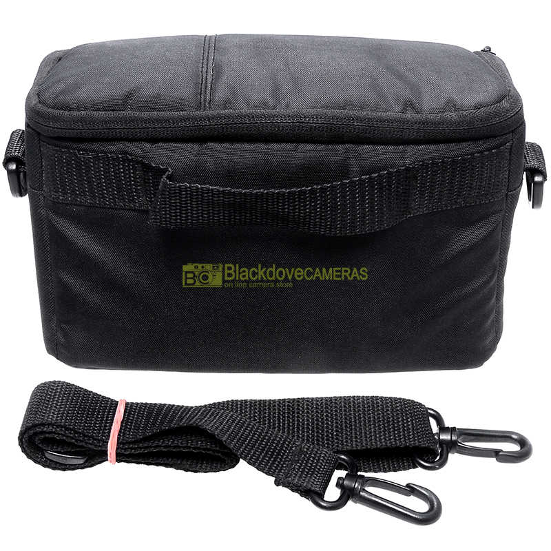Borsa fotografica tracolla per attrezzatura Sony nera cm 7x13x21 interno