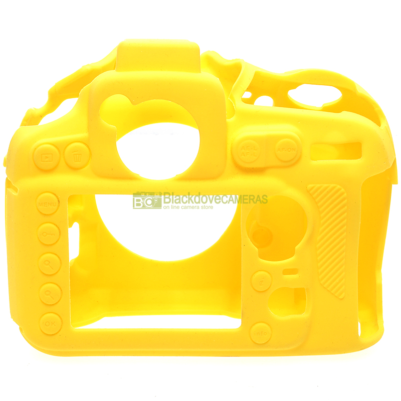 Custodia protezione in silicone per fotocamera Nikon D810. Silicon camera case.