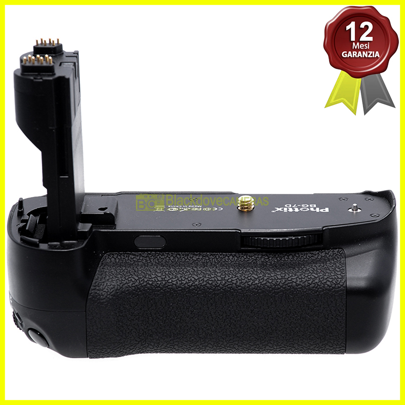 Impugnatura verticale Pottix per Fotocamere Canon EOS 7D Usa batterie LP-E6 Grip