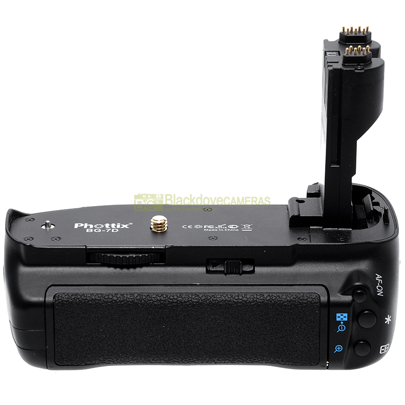 Impugnatura verticale Pottix per Fotocamere Canon EOS 7D Usa batterie LP-E6 Grip
