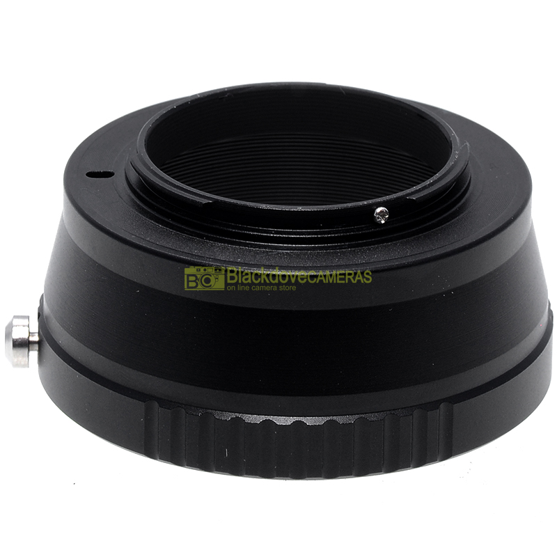 “Adattatore per obiettivi Nikon su fotocamere Micro 4/3 Anello adapter MFT”=