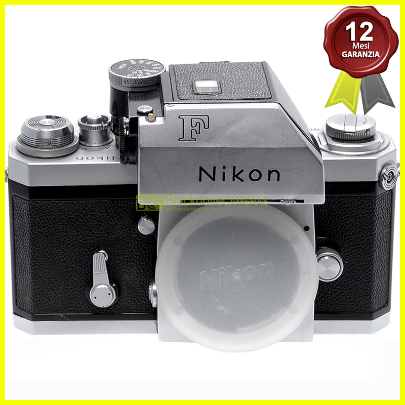 Nikon F Photomic T Silver. Fotocamera reflex analogica macchina fotografica