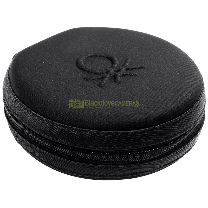 “CD Box 20 posti. Porta CD semi rigido con cerniere nero Benetton. DVD Storage.”=