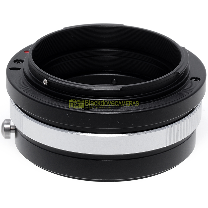 “Adattatore per obiettivi Nikon su fotocamere Canon EOS R. Anello adapter EF-R”
