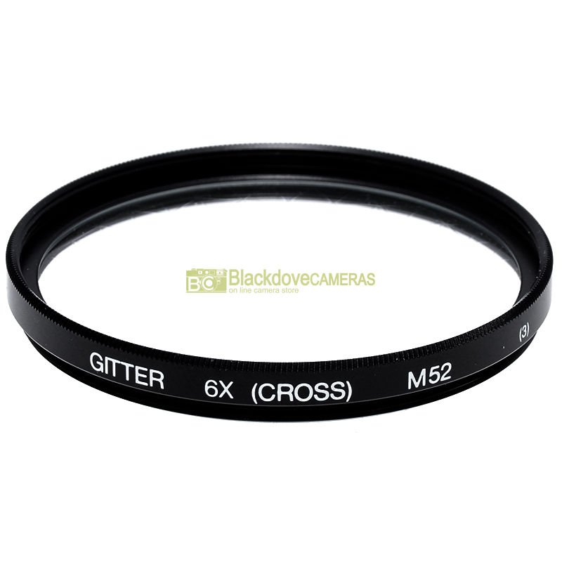 52mm filtro Gitter 6x cross 6 punte Hama per obiettivi M52 Cross screen