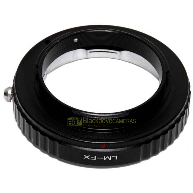 Anello adapter per obiettivi Leica M su fotocamere Fuji Fujifilm X. Adattatore.