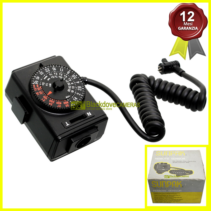 Sunpak RS-CA5 Remote Sensor per flash Sunpak Autozoom 3600, zoccolo per Canon.