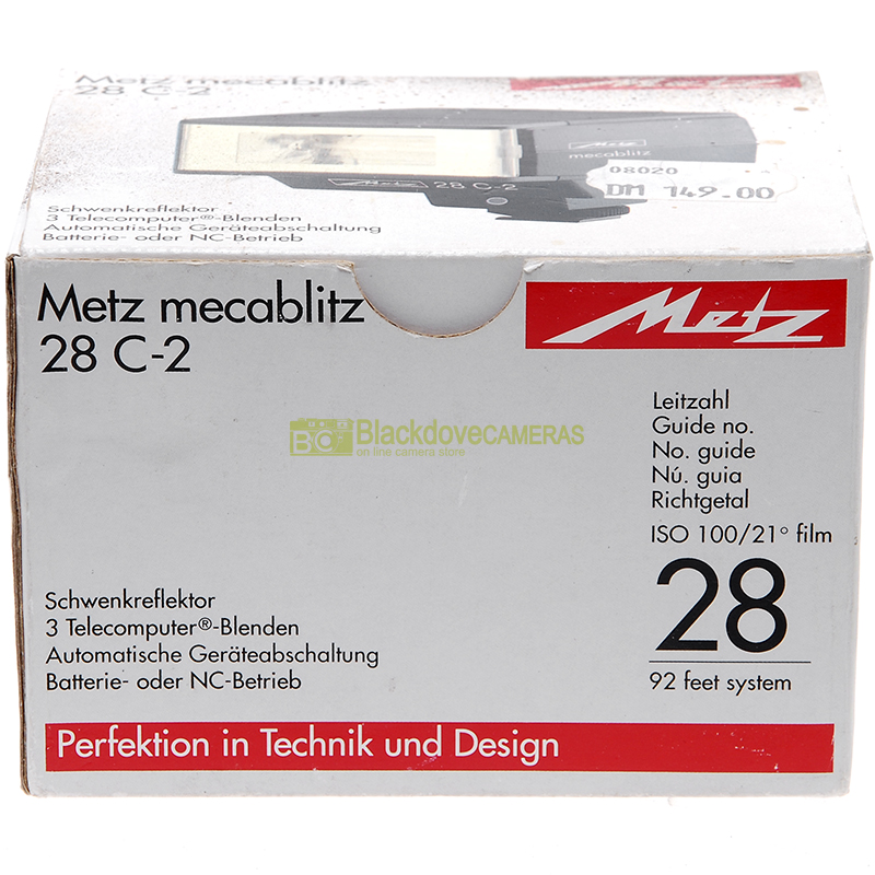 Metz Mecablitz 28 C2 Universal Flash Automatic and manual for SLR cameras