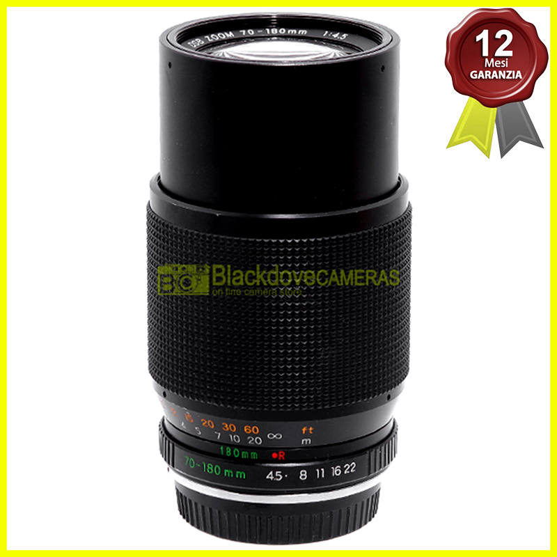 Yashica DSB 70/180mm. f4,5 obiettivo zoom per fotocamere reflex Contax/Yashica