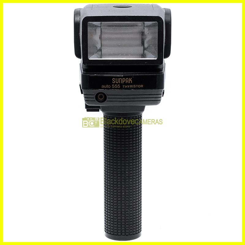 Sunpak Auto 555 Thrystor Flash a torcia universale per fotocamere Reflex GN 45