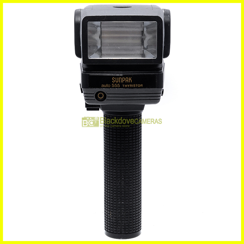 Sunpak Auto 555 Thrystor Flash a torcia universale per fotocamere Reflex GN 45