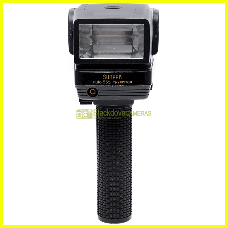 Sunpak Auto 555 Thrystor Flash a torcia universale per fotocamere Reflex GN 45