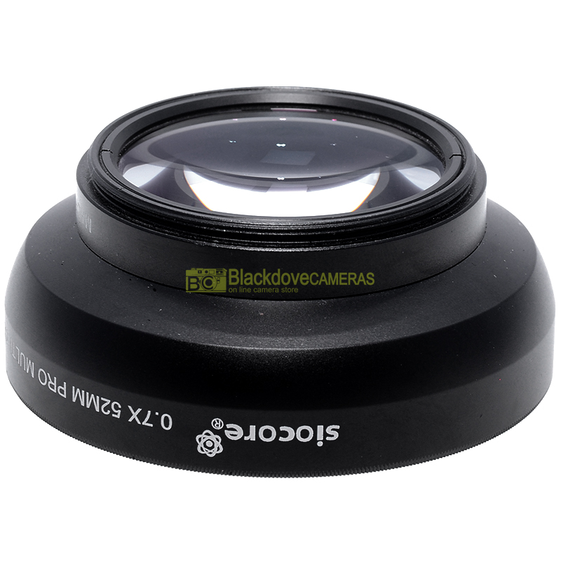 Aggiuntivo grandangolare 0,7x wide conversion lens Siocore Pro a vite da 52mm