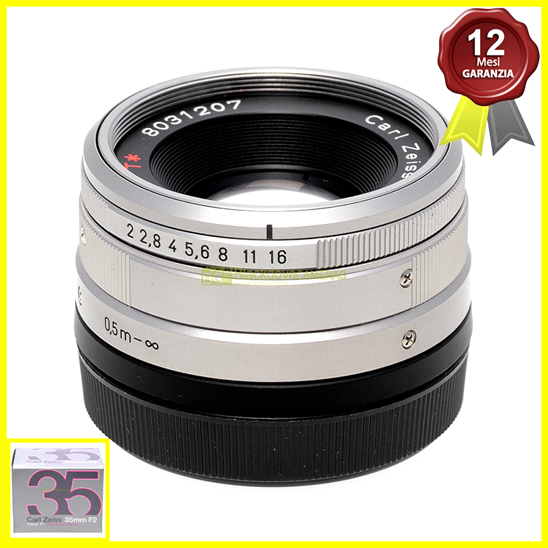 Carl Zeiss Planar T 35mm f2 Obiettivo per fotocamere a telemetro Contax G Fowa