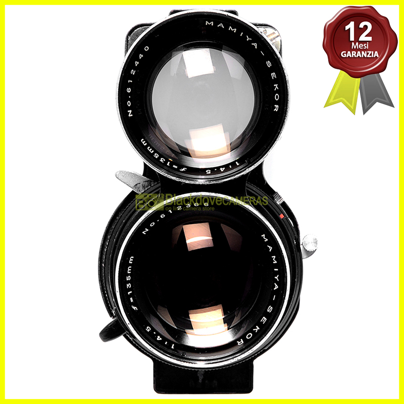 Mamiya Sekor 135mm f4,5 per fotocamere analogiche medio formato biottica C330 C220 C33 C22 ecc.