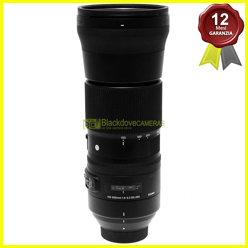 Sigma 150/600mm f5-6,3 DG OS Contemporary obiettivo zoom per fotocamere Nikon