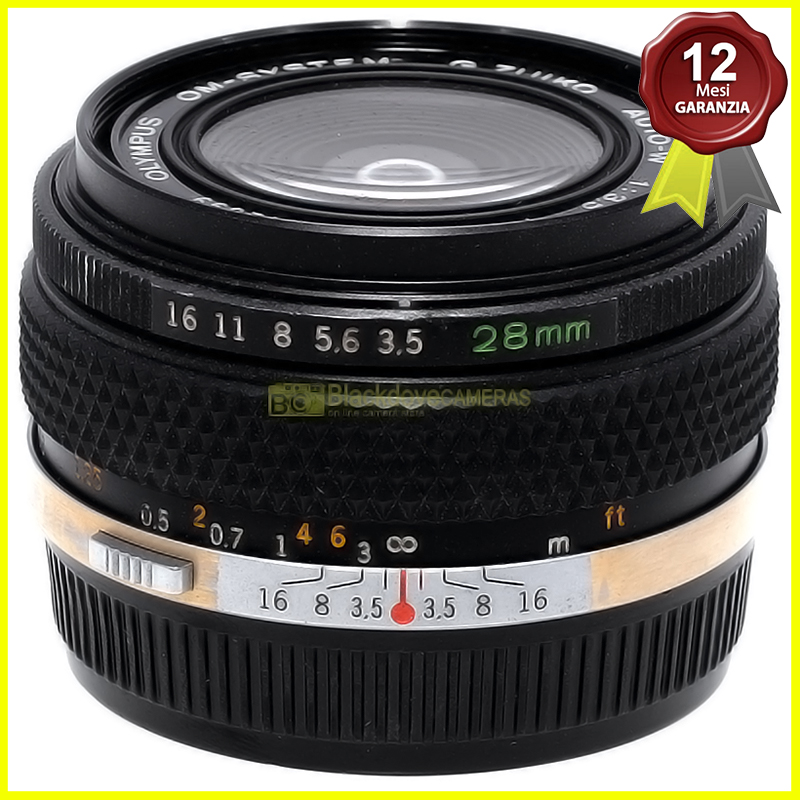 Olympus OM System G Zuiko Auto W 28mm f3.5 Lens for Reflex