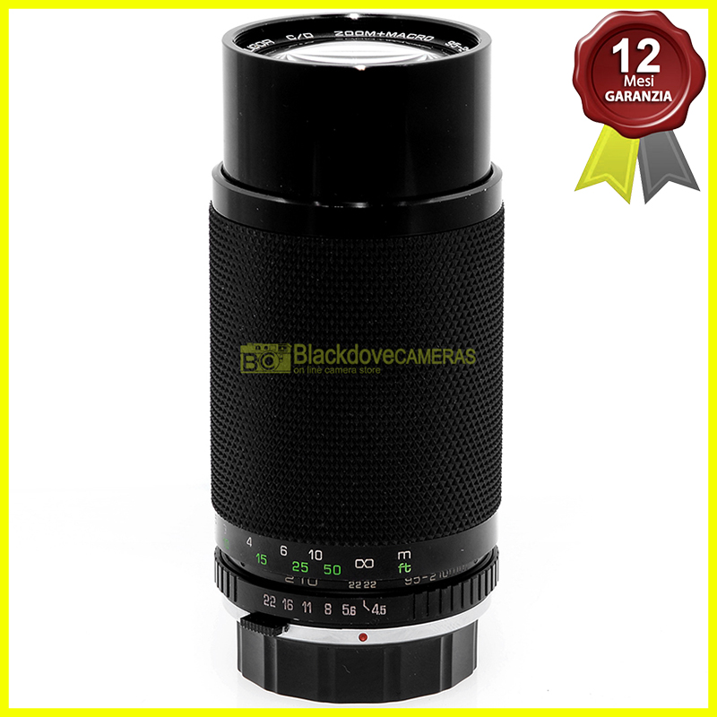 Soligor 95/210mm f4,5 Macro MZ Obiettivo zoom per fotocamere reflex Olympus OM 