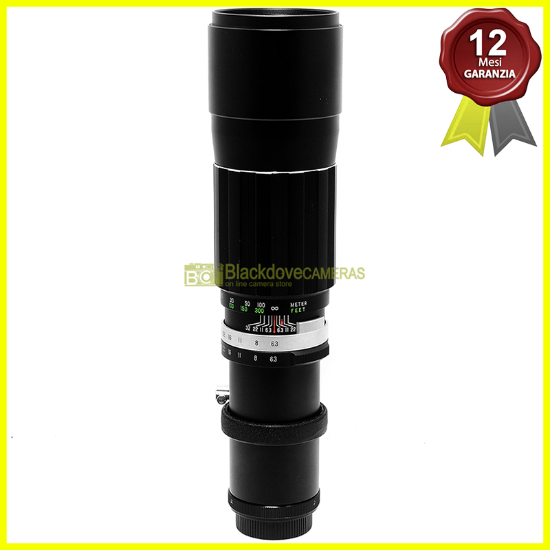 Soligor 400mm. f6,3 tele obiettivo per fotocamere innesto vite M42 (42x1)