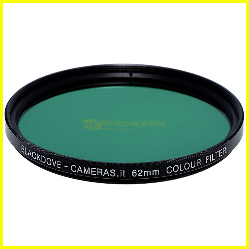 62mm. Filtro colorato verde Blackdove-cameras innesto a vite M62 lens filter