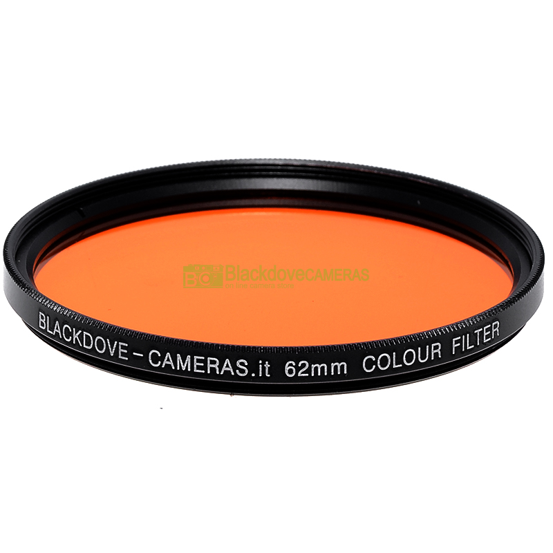 62mm. Filtro colorato arancione Blackdove-cameras innesto a vite M62 lens filter