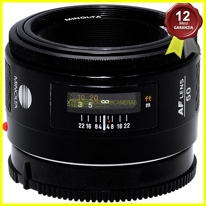 Obiettivo Minolta AF 50mm. f1,7 full frame A-Mount per fotocamere reflex Sony 