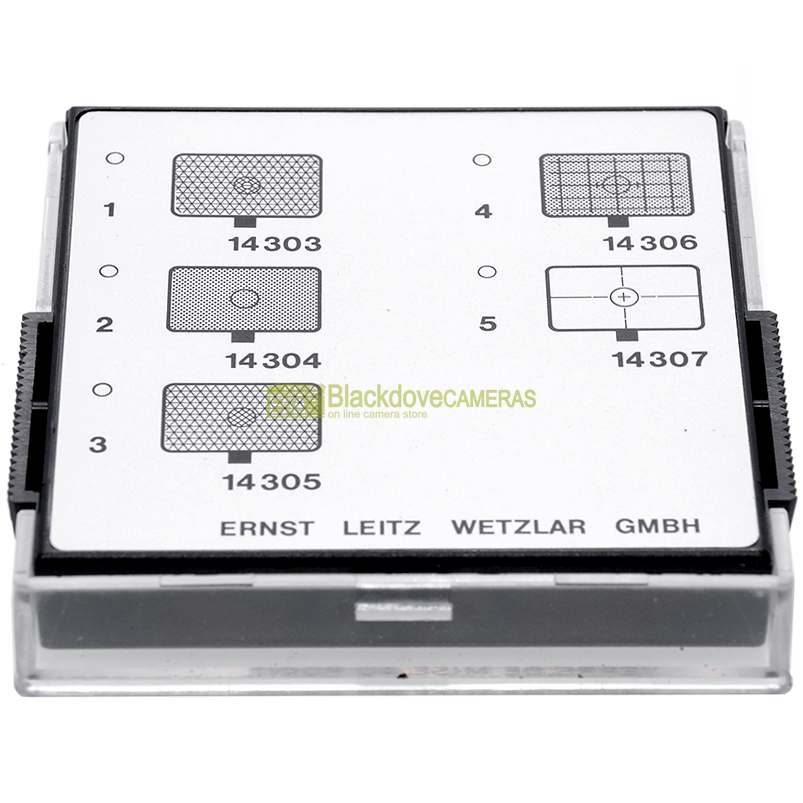 Schermo di messa a fuoco Leica 14304 Matte per fotocamere reflex R4. Vetrino.