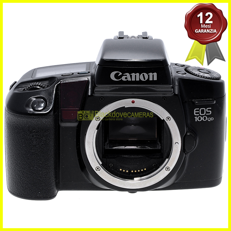 Canon EOS 100 QD Quartz Date. Fotocamera reflex analogica, macchina fotografica