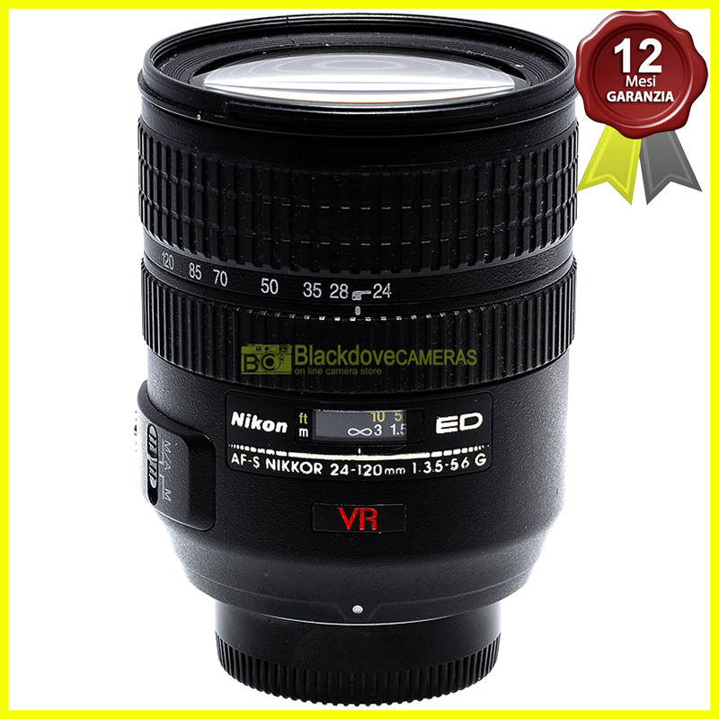 Nikon AF-S Nikkor 24/120mm f3,5-5,6 G VR obiettivo full frame per fotocamere