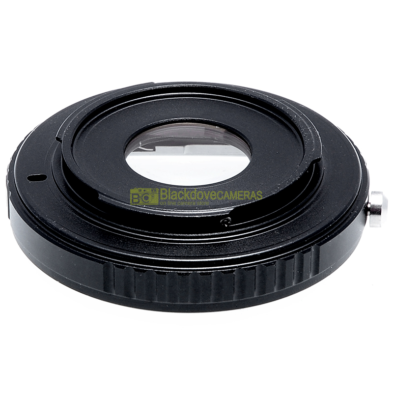 “Adapter per obiettivi Pentax K su fotocamere Nikon a pellicola e digitali”