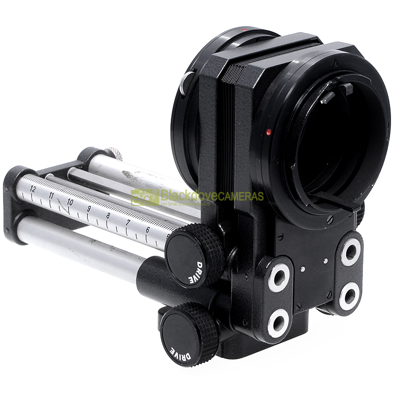 “Soffietto Close-up Novoflex per fotocamere reflex analogiche Contax-Yashica. Bellows”