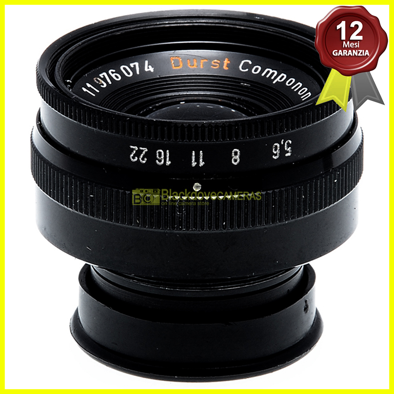 Schneider-Kreuznach Durst Componon 80mm f4 obiettivo x ingranditori a vite 29mm