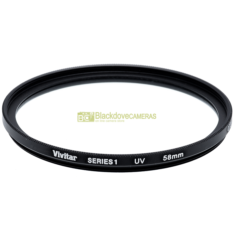 58mm Filtro UV Ultra violetto Vivitar Series 1 a vite M58 Ultraviolet filter.