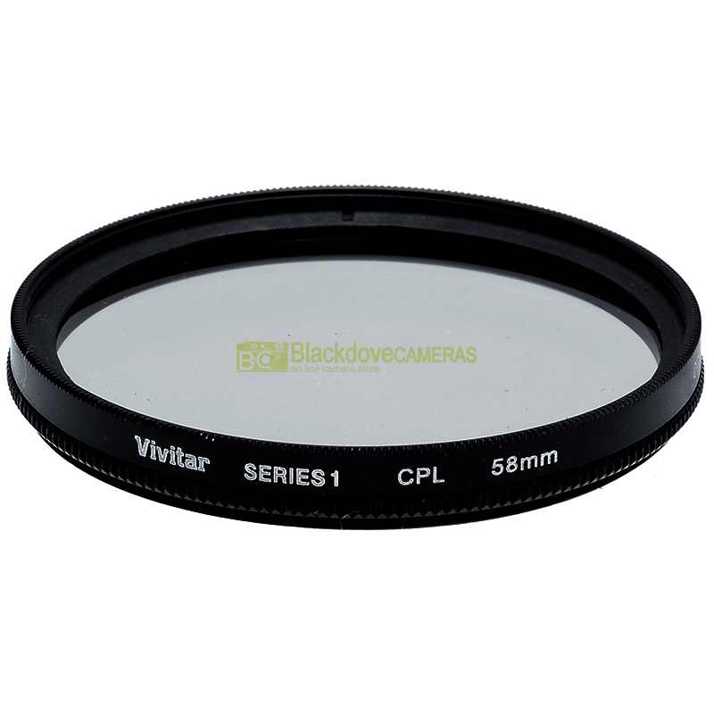58mm Filtro polarizzatore Vivitar Series 1 per obiettivi con vite M58 Polarizing