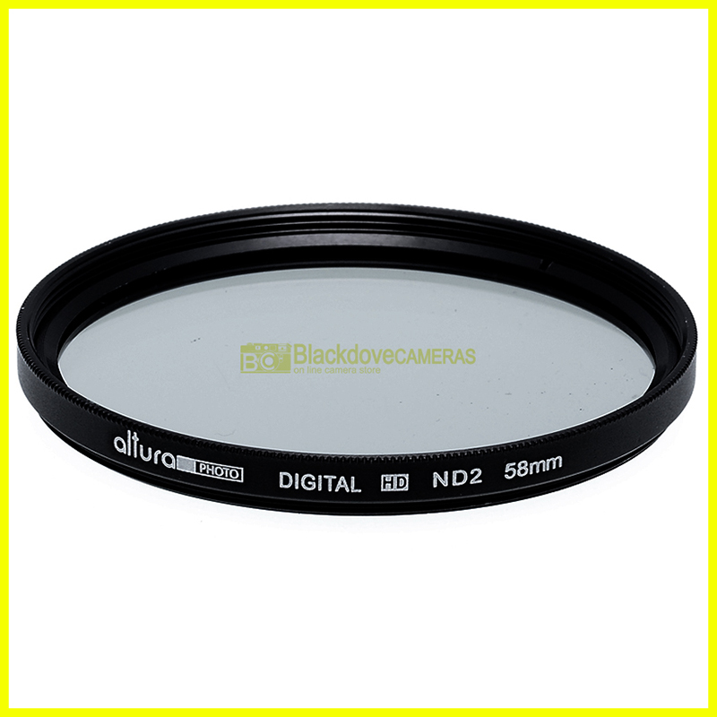 58mm. Filtro Neutral Density ND2 Altura Photo Digital HD a vite M58. ND filter