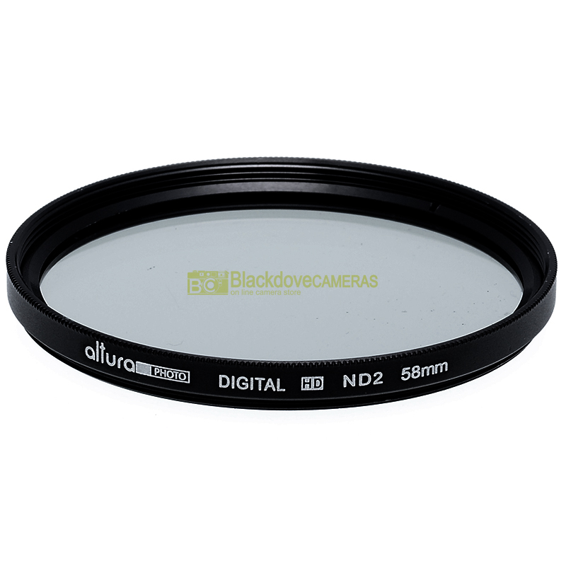 58mm. Filtro Neutral Density ND2 Altura Photo Digital HD a vite M58. ND filter